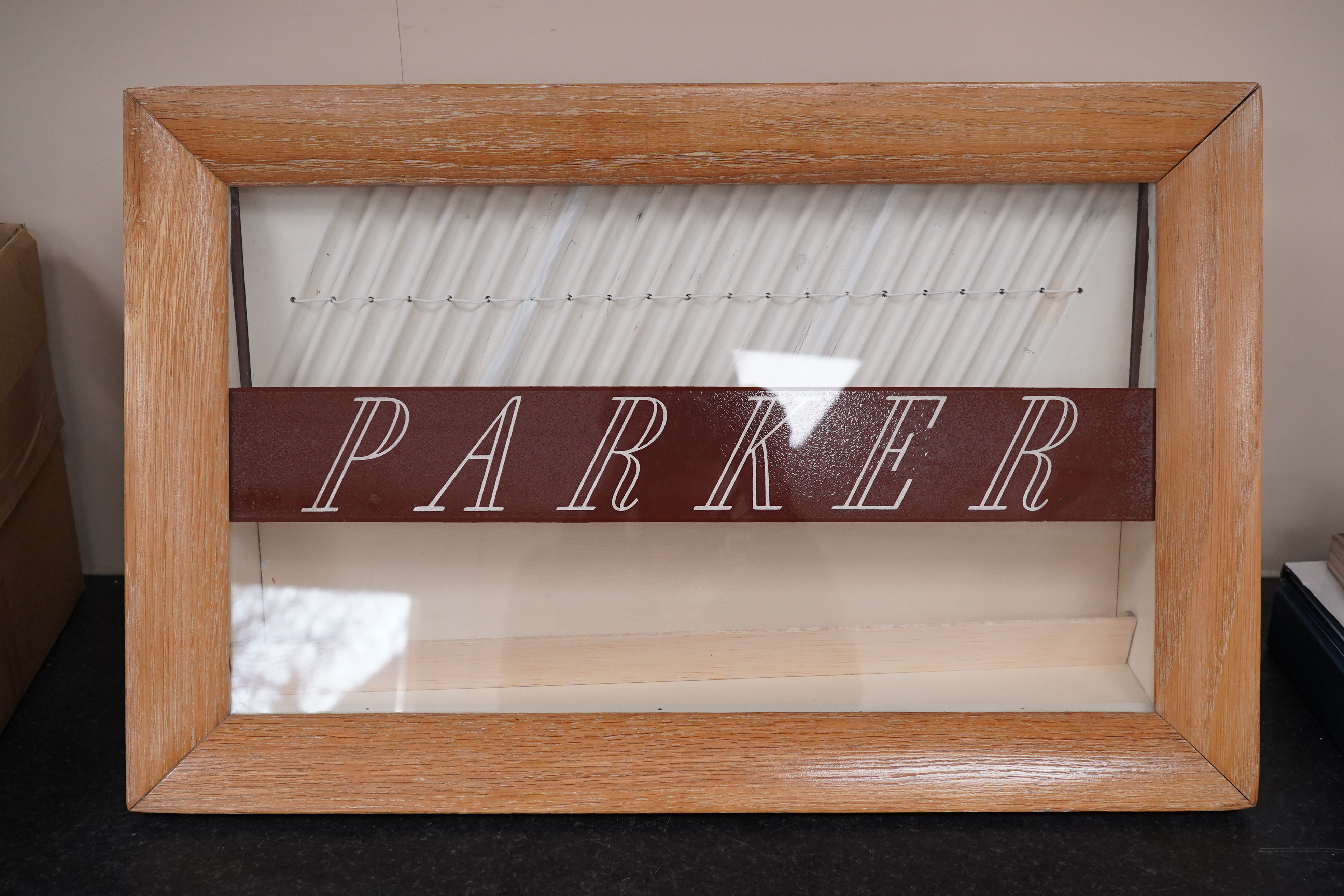 A Parker 51/61 shop display case - very rare